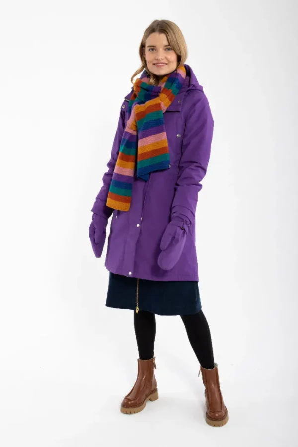 Danenora Winter Parka Purple