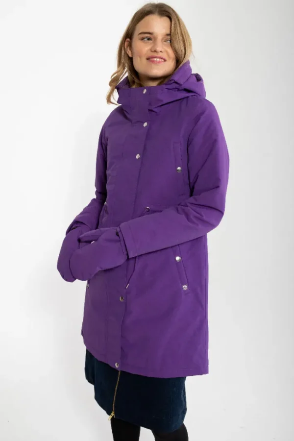 Danenora Winter Parka Purple