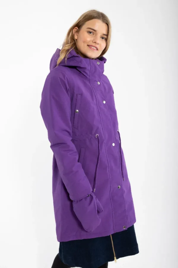 Danenora Winter Parka Purple
