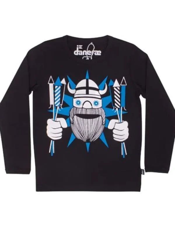 Danenorthpole Tee Black KRUDTTOSSE