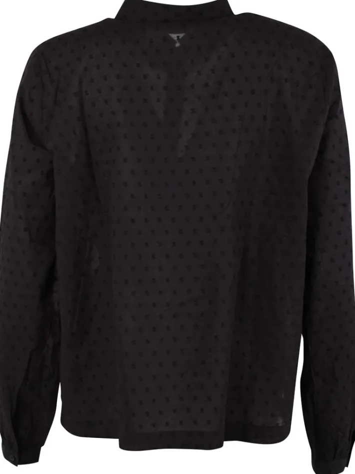 danenovember_cotton_dot_s_2.webp Danenovember Cotton Dot Shirt Black