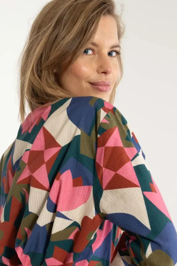 Danenovember Searsucker Shirt Dark Slate GEOFLEUR