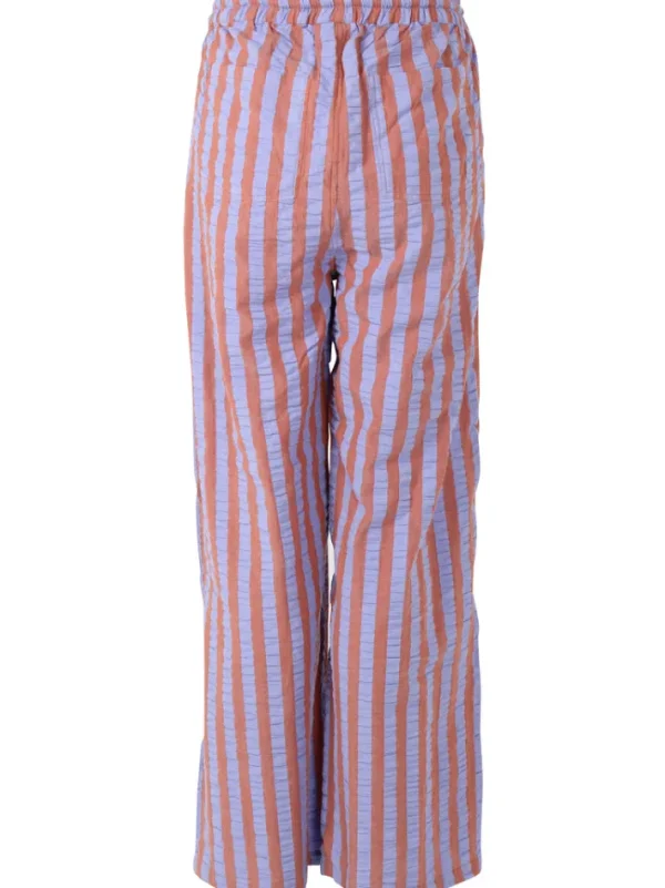 Danenynne Seersucker Pants Light Rust/Purple
