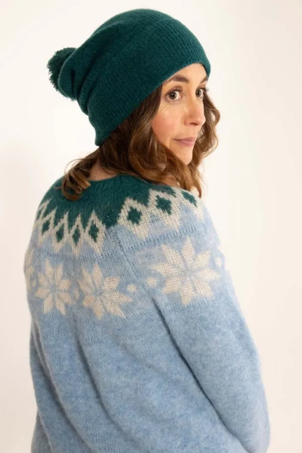Danepeanut Alpaca Sweater Waterblue