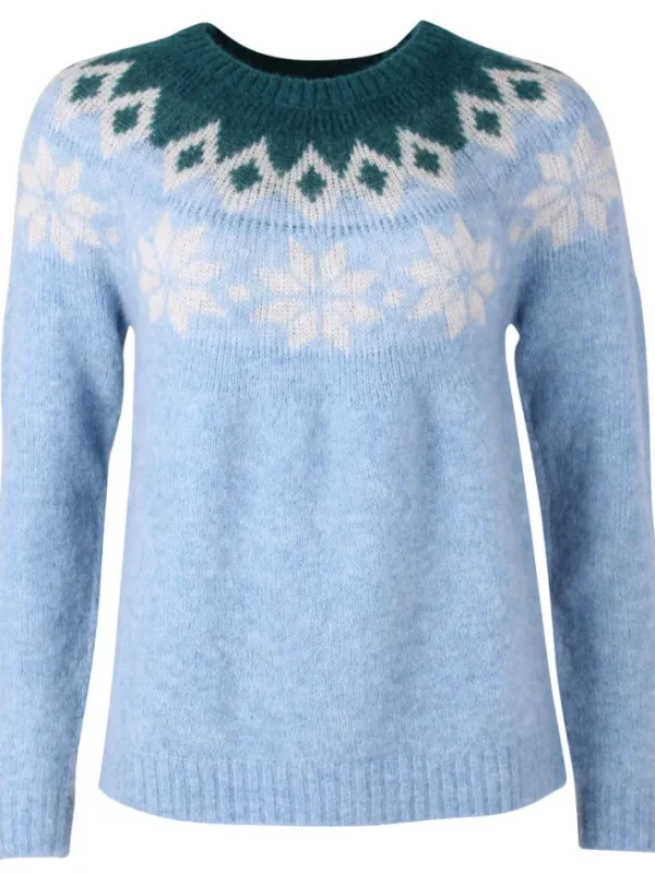 Danepeanut Alpaca Sweater Waterblue