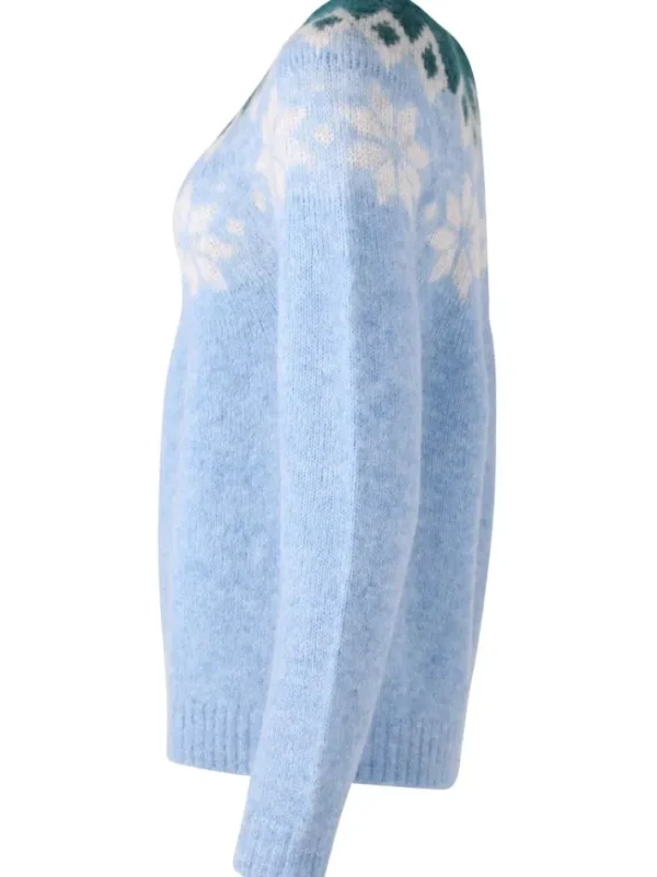 Danepeanut Alpaca Sweater Waterblue