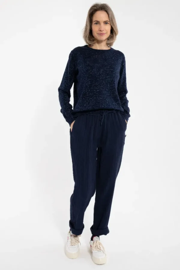 Danepearly Glitter Sweater Dk Navy GLITTER