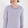 Danepearly Pearl Knit Sweater Lilla/Chalk