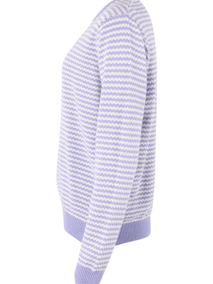 danepearly_pearl_knit_swe_4-2.webp Danepearly Pearl Knit Sweater Lilla/Chalk