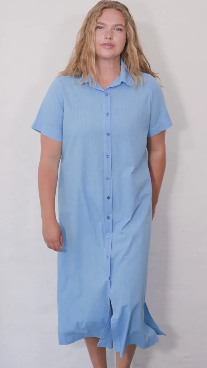 danepippi_ss_seersucker_d_5.webp Danepippi SS Seersucker Dress Sky Blue