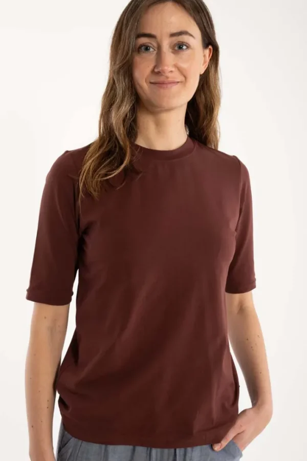 Danepixi Tee Dark Bordeaux