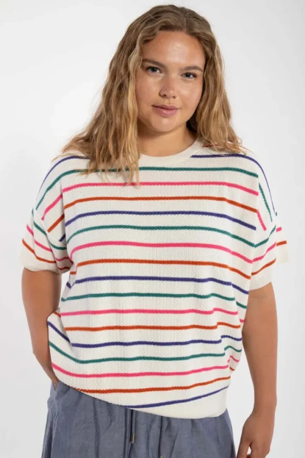 Danepopcorn Pearl Knit Sweater Tee Mellow Sailor