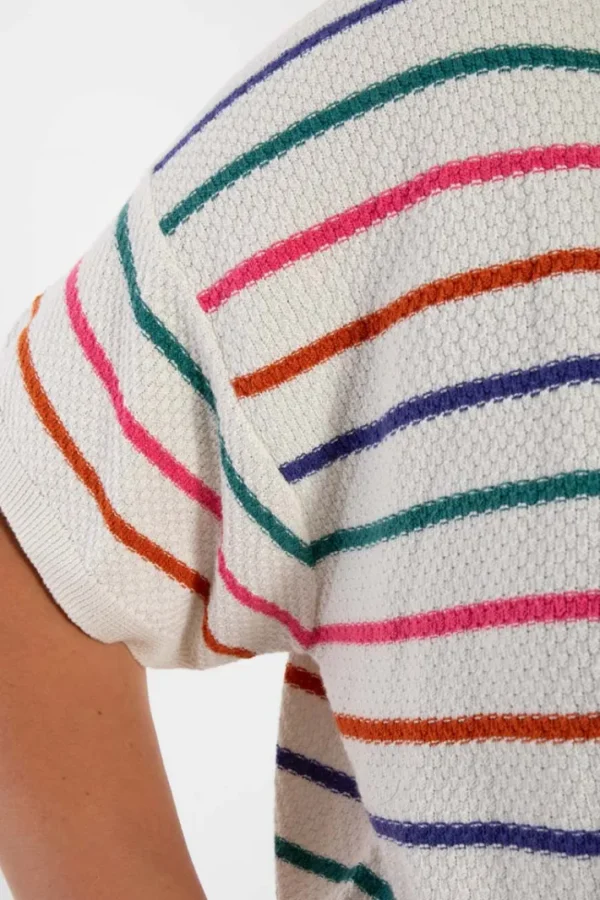 Danepopcorn Pearl Knit Sweater Tee Mellow Sailor