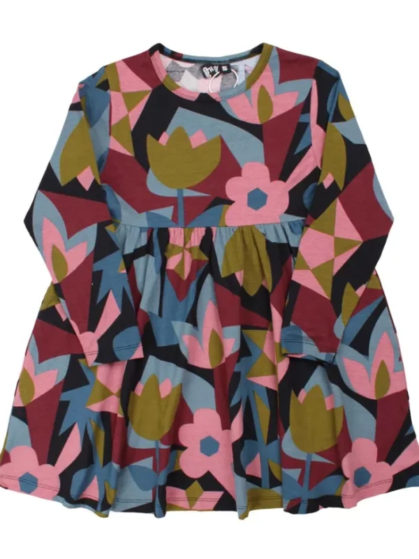 Danepopsicle Interlock Dress Black GEOFLEUR