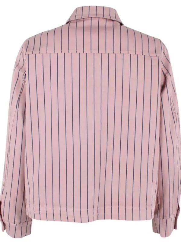 Daneprairie Stretch Canvas Jacket Rose Beige/Dk Navy