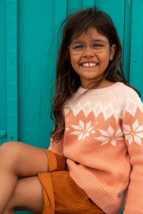 Danepulk Sweater Rose Beige/Offwhite