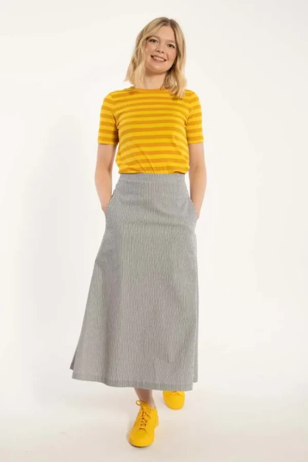 Daneradisse Light Canvas Skirt Milkboy Stripe