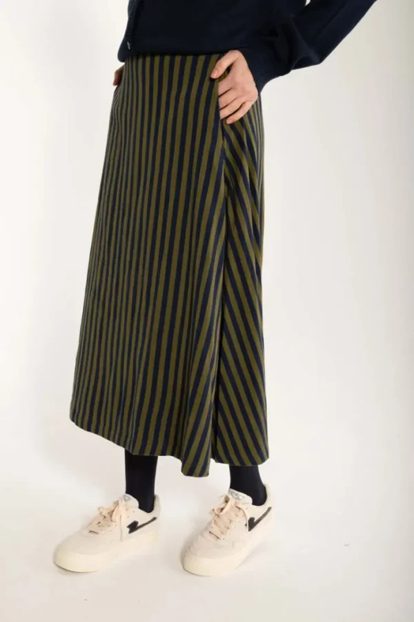 Daneradisse Light Canvas Skirt Dark Navy/Olive