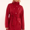 Danerainlover Raincoat Dark Red
