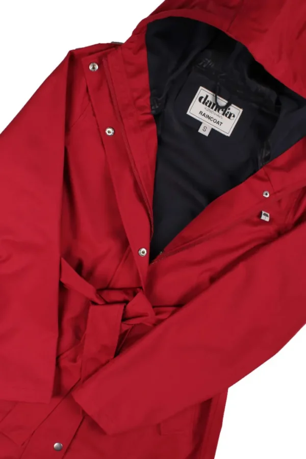 Danerainlover Raincoat Dark Red