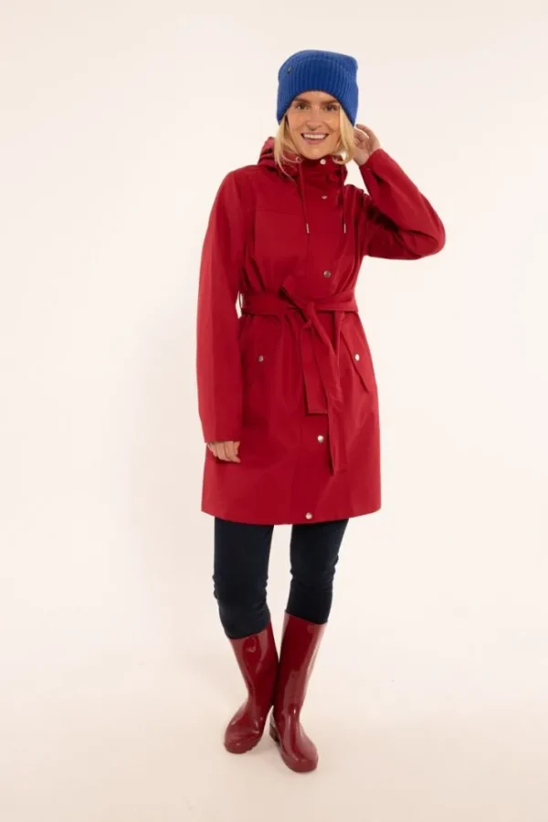 Danerainlover Raincoat Dark Red