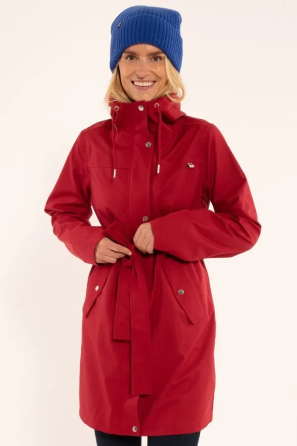 Danerainlover Raincoat Dark Red