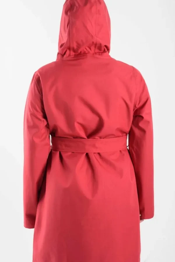 Danerainlover Raincoat Dark Red