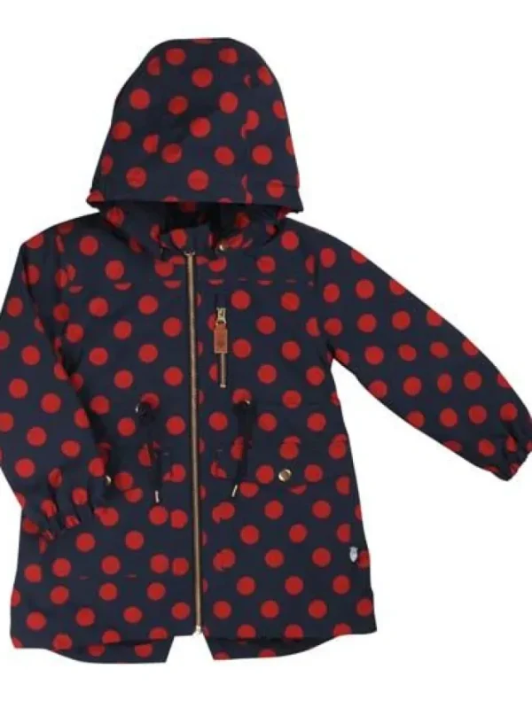 Danerose Winter Jacket Dark Navy/Dark Rust DOTS