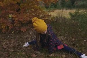 Danerose Winter Jacket Dark Navy/Dark Rust DOTS