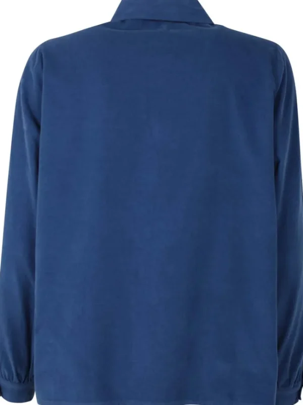 Danerosemary Cord Shirt Deep Blue
