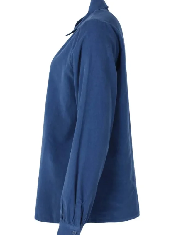 Danerosemary Cord Shirt Deep Blue