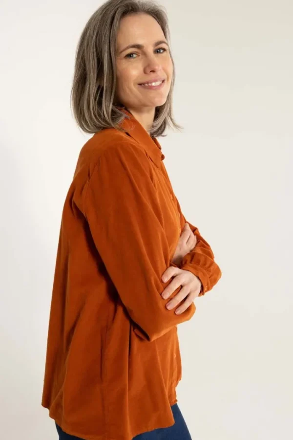 Danerosemary Cord Shirt Ginger