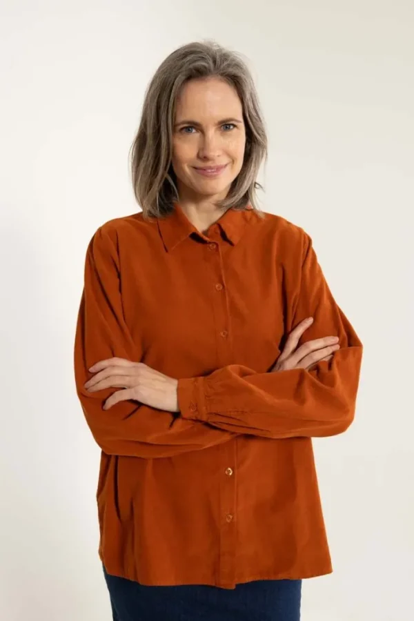 Danerosemary Cord Shirt Ginger