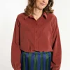 Danerosemary Cord Shirt Swedish Red