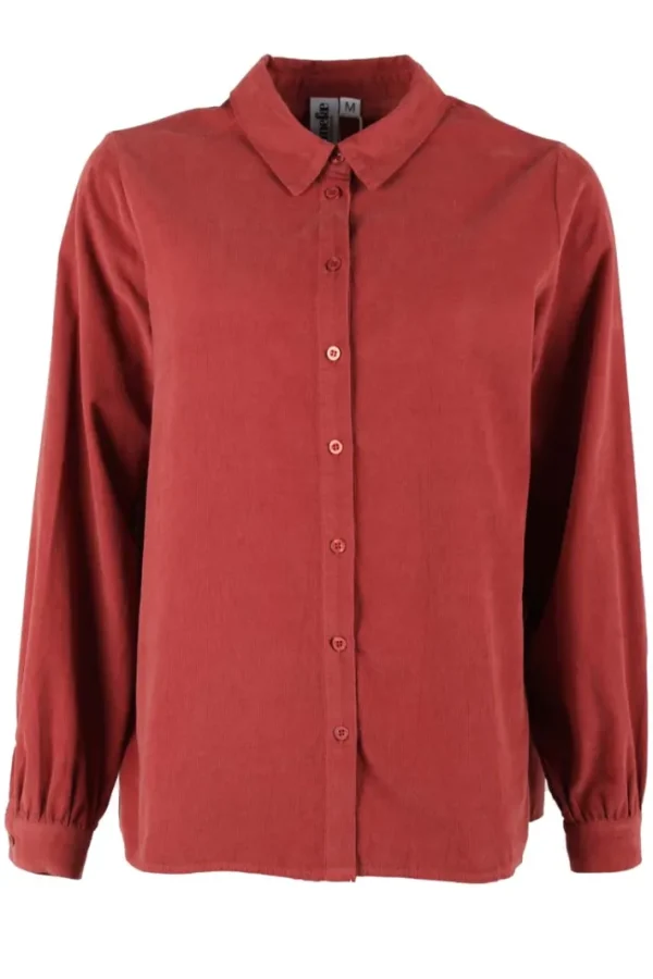 Danerosemary Cord Shirt Swedish Red