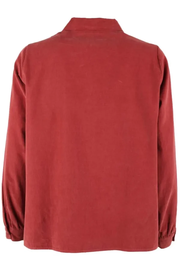 Danerosemary Cord Shirt Swedish Red
