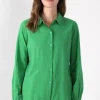 Danerosemary Searsucker Shirt Green