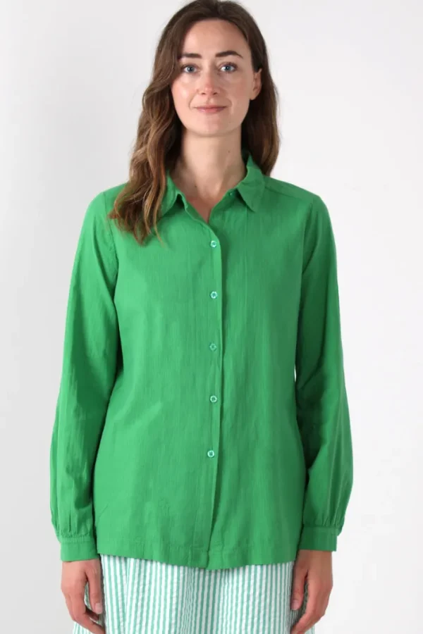 Danerosemary Searsucker Shirt Green
