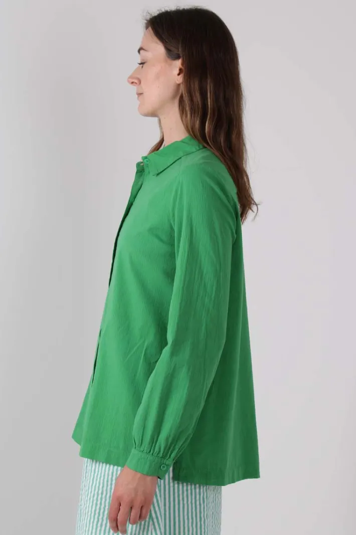 danerosemary_searsucker_s_1.webp Danerosemary Searsucker Shirt Green