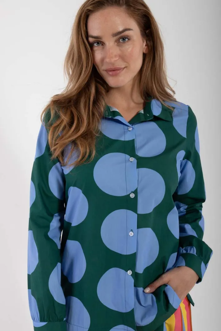 danerosemary_smooth_popli_1.webp Danerosemary Smooth Poplin Shirt Verde DREAMYDOTS