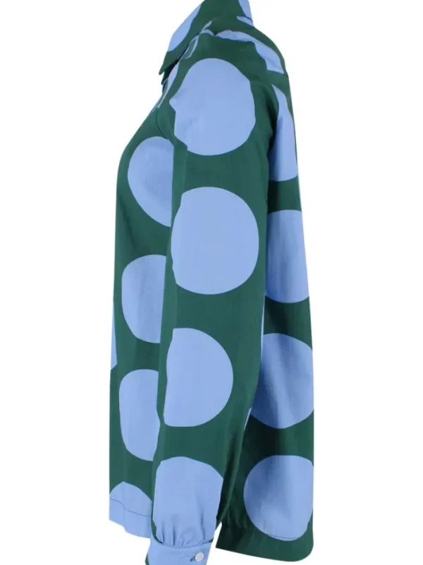 Danerosemary Smooth Poplin Shirt Verde DREAMYDOTS