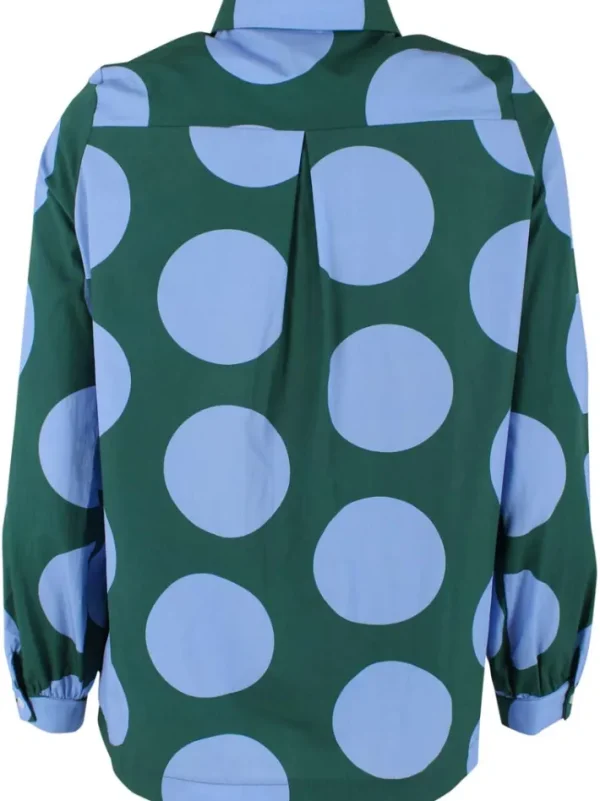 Danerosemary Smooth Poplin Shirt Verde DREAMYDOTS