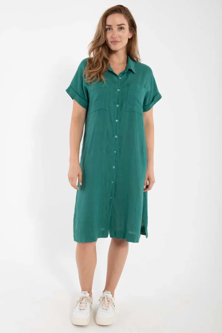 danerrand_modal_linnen_dr_2.webp Danerrand Modal Linnen Dress Light Slate