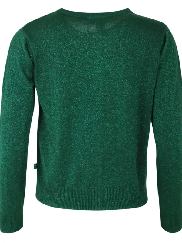 Danesaga Glitter Cardigan Dark Pine