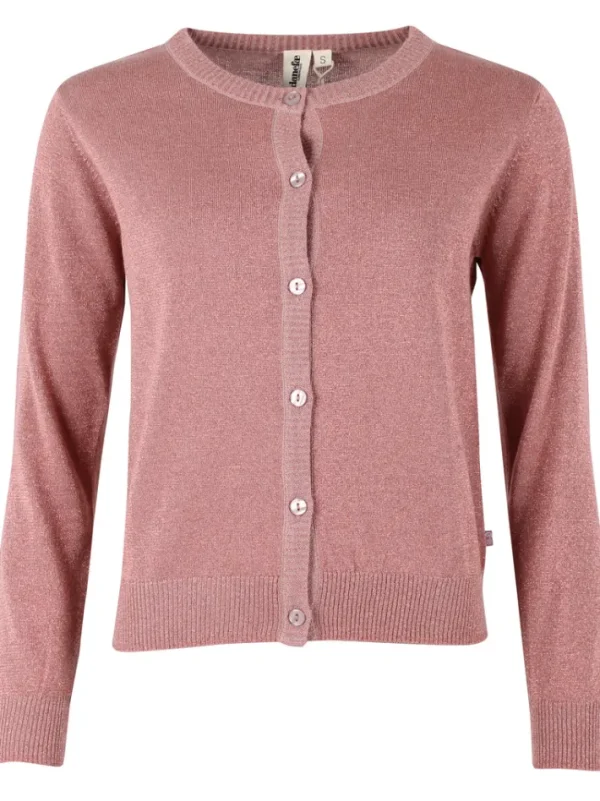 Danesaga Glitter Cardigan Rose Beige