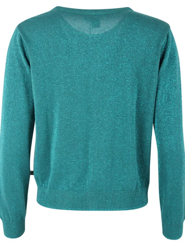 Danesaga Glitter Cardigan Light Slate