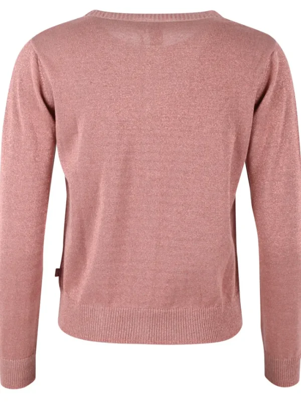 Danesaga Glitter Cardigan Rose Beige