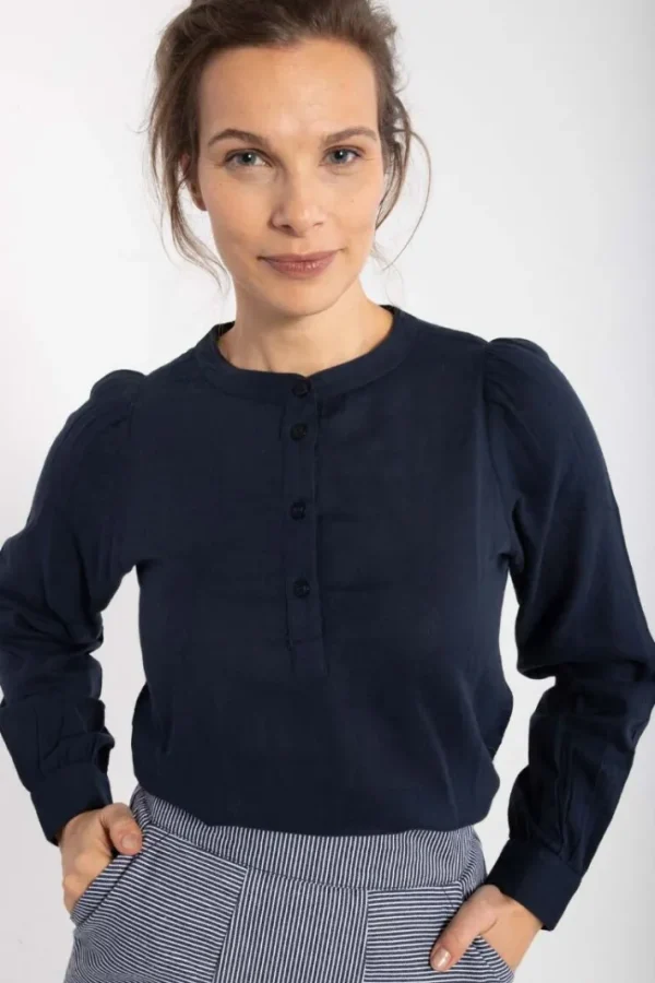 Danesanna Cloth Shirt Dk Navy