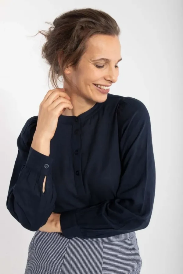 Danesanna Cloth Shirt Dk Navy