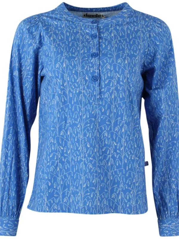 Danesanna Poplin Shirt Cold Blue/Chalk OATS